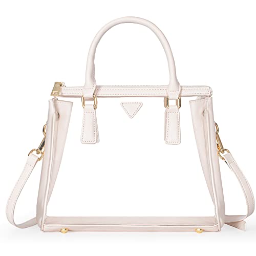 Clear white purse best sale